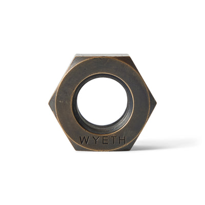 Industrial Bronze Machine Nut by WYETH - WYETH