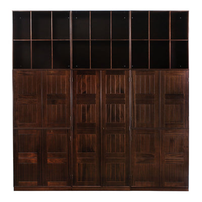 Mogens Koch Library Cabinets in Fumed Mahogany by Mogens Koch for Rud Rasmussen, 1932 - WYETH