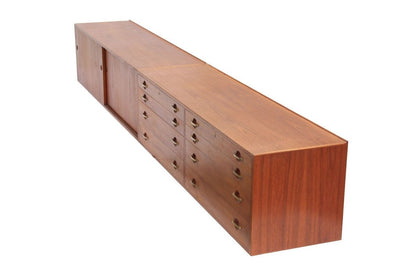 Wall Mount Teak Cabinets by Hans J. Wegner for Johannes Hansen, 1951 - WYETH