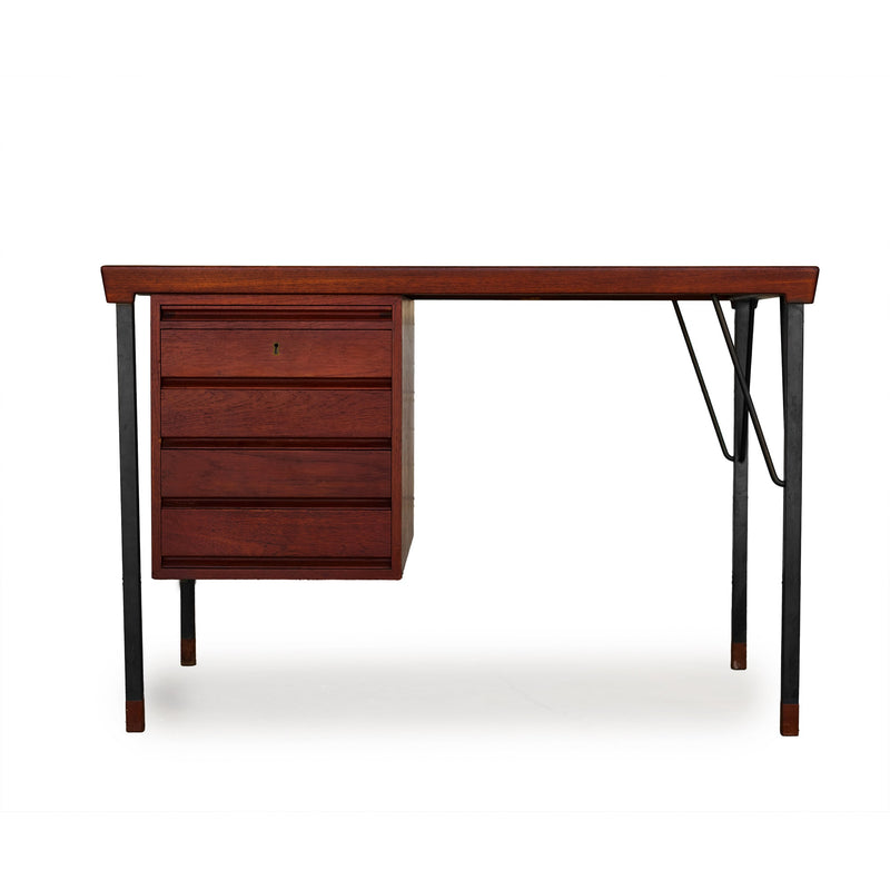 Small Writing Desk by Peter Hvidt & Orla Mölgaard-Nielsen for Soborg Mobler