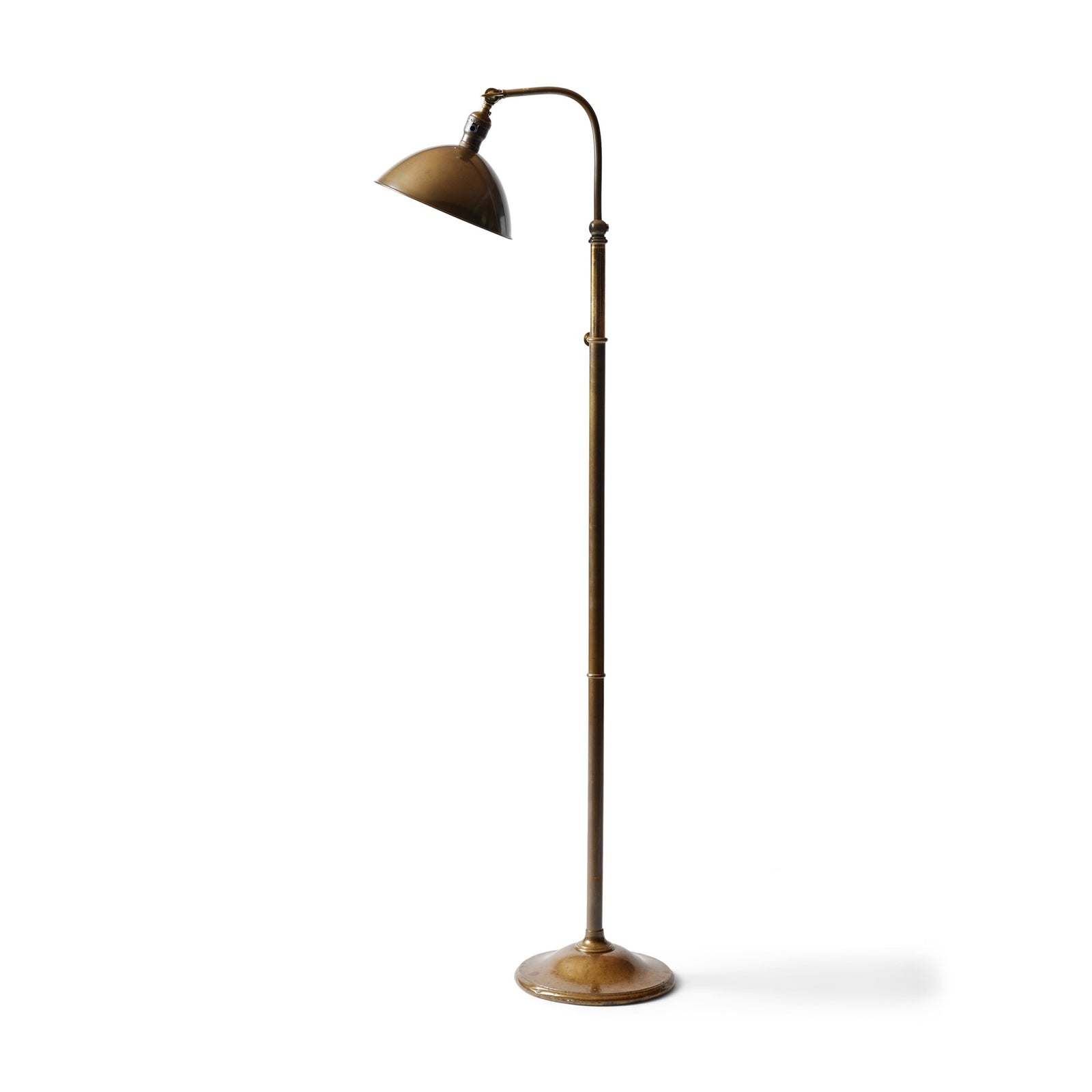 Brass Lamp by Bradley & Hubbard, 1920s