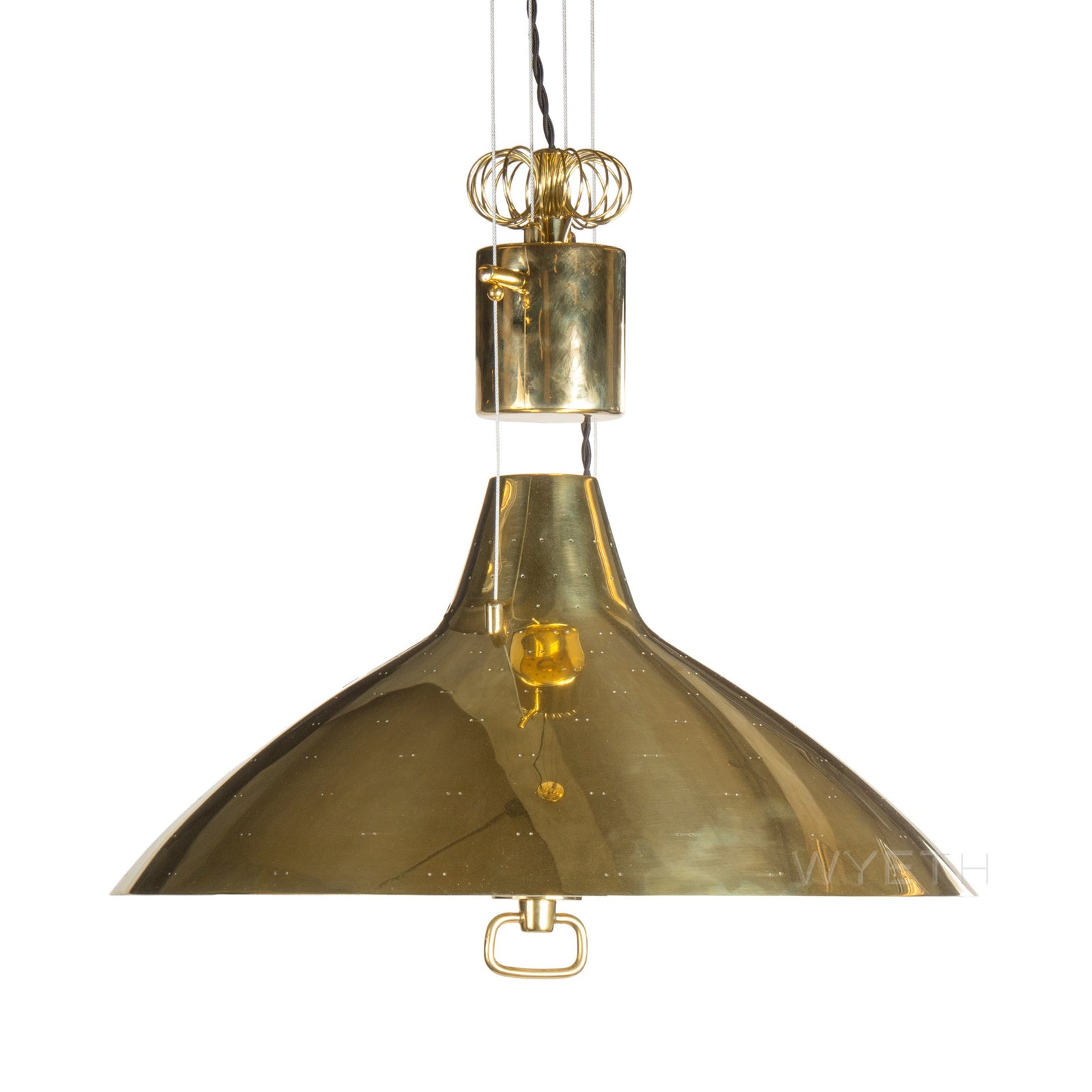 Counterweighted Pendant Light Fixture by Paavo Tynell for Taito Oy