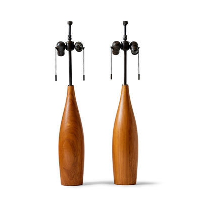 Turned Wood Lamp by ESA - WYETH