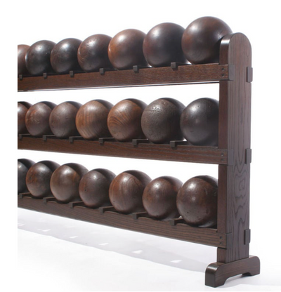 Oak Bowling Ball Rack Room Divider by WYETH, Made to Order
