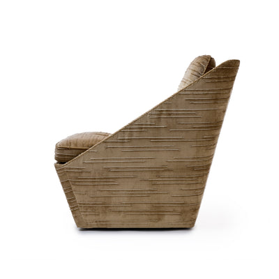 Darrell Lounge Chair in Cut Velvet by WYETH, 2000's - WYETH