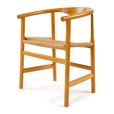 Oak Arm Chair with Wenge Inlay by Hans J. Wegner for PP Mobler - WYETH