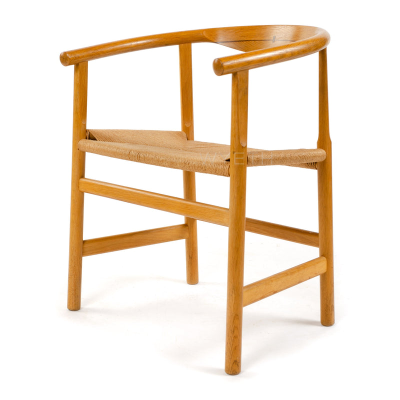 Oak Arm Chair with Wenge Inlay by Hans J. Wegner for PP Mobler - WYETH
