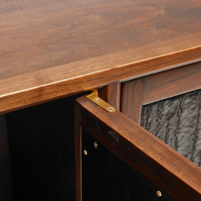 Wall Mounted Walnut Cabinet by Edward Wormley for Dunbar - WYETH
