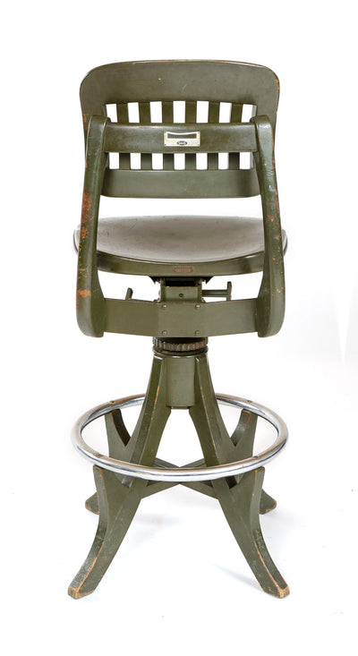 Adjustable Swiveling Architect's Stool for Sikes - WYETH