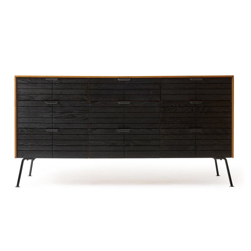 Brushed Oak Cabinet by Raymond Loewy for Mengel, 1950's