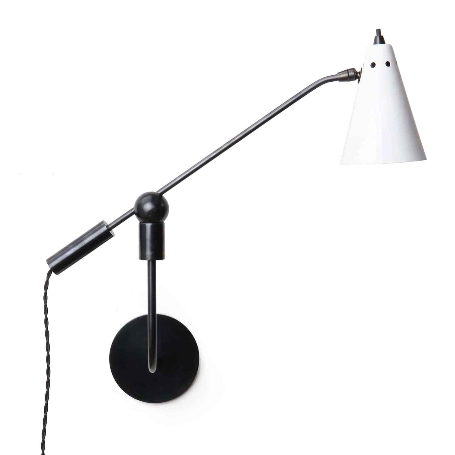 Adjustable Wall Lamp by Gilbert Watrous for Heifetz Lighting Co. - WYETH