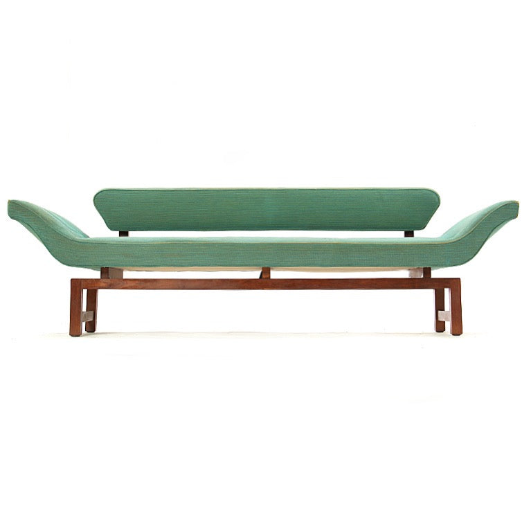 An Elegant Gondola Sofa or Daybed by Harvey Probber, 1960s