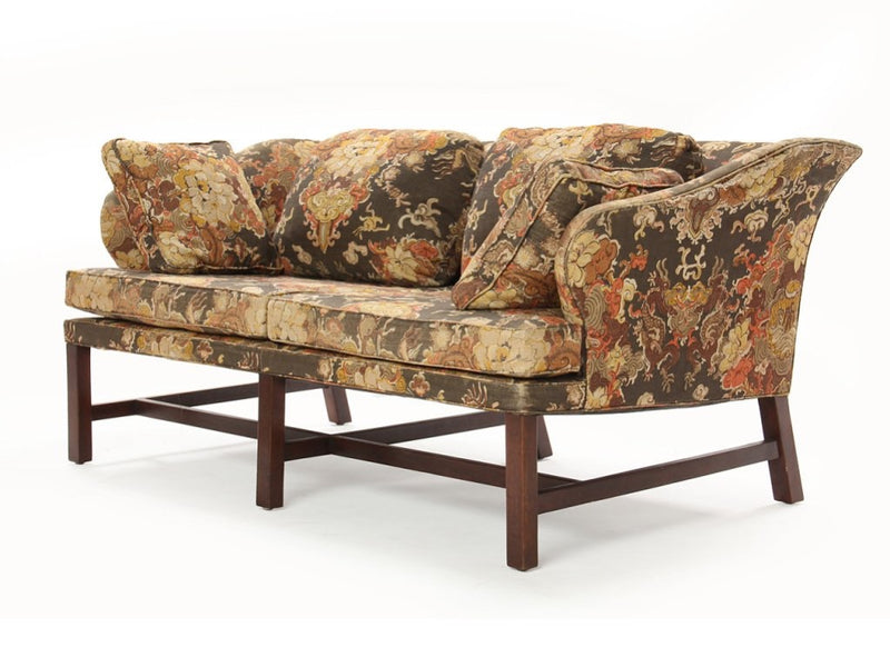 Floral Print Settee by Edward Wormley for Dunbar - WYETH