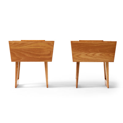 Trapezoidal Side Tables by Paul Laszlo for Brown-Saltman
