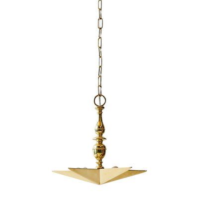 Solid Cast Bronze Star Pendant Fixture by USA