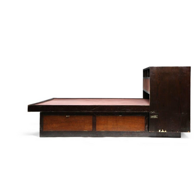 Custom Queen Storage Bed by Edward Wormley for Dunbar
