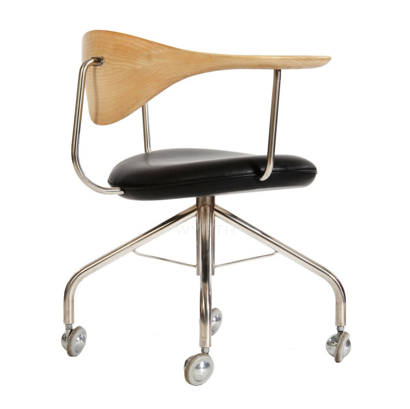 Swivel Desk Chair by Hans J. Wegner for PP Mobler, 1955 - WYETH