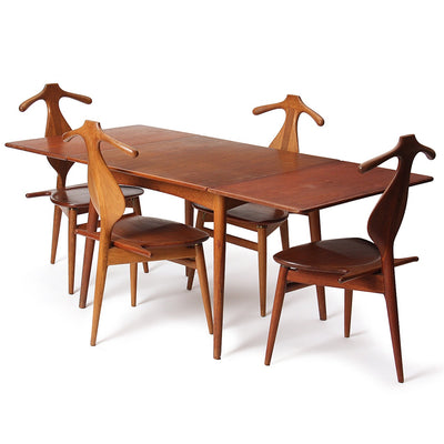 Drop Leaf Dining or Game Table by Hans J. Wegner for Andreas Tuck - WYETH