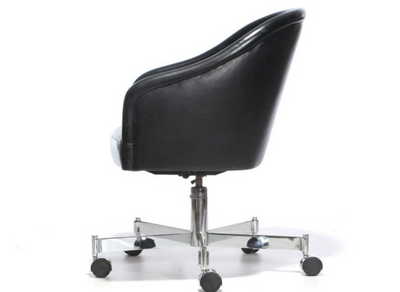 Barrel-Back Desk Chair by Ward Bennett for Brickel Associates - WYETH