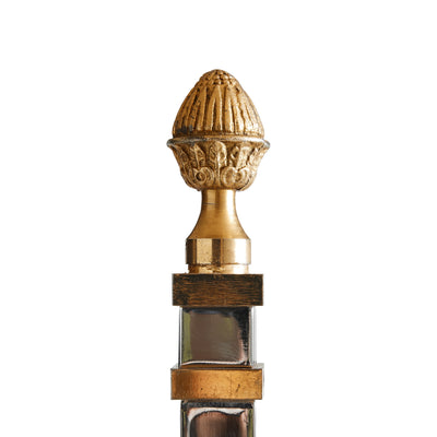 A Glamorous Chrome and Bronze Bookshelf /Étagère (pair available) from France, 1970s - WYETH
