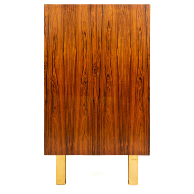 Finely Made Rosewood Cabinet with Tambour Doors by Ejner Larsen & Aksel Bender Madsen for Willy Beck, 1950s - WYETH