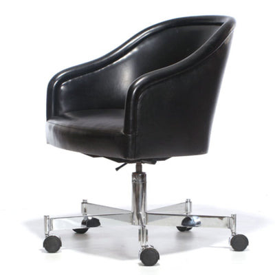 Barrel-Back Desk Chair by Ward Bennett for Brickel Associates - WYETH
