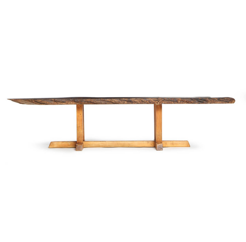 Low Table with Live Edge Top by Jeffrey Greene