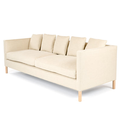 The ‘Tuxedo Sofa’ in Natural Linen by WYETH, Made to Order - WYETH