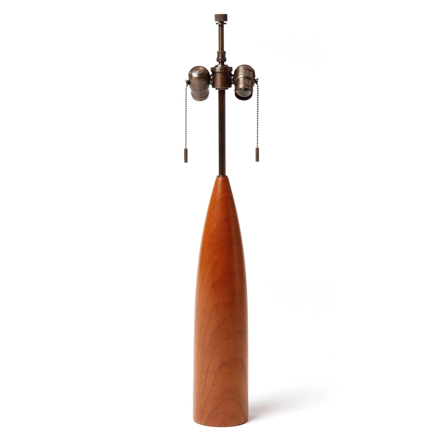 Turned Teak Table Lamp by ESA Denmark - WYETH