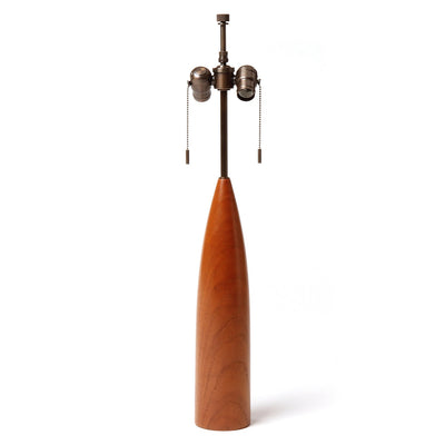 Turned Teak Table Lamp by ESA Denmark - WYETH