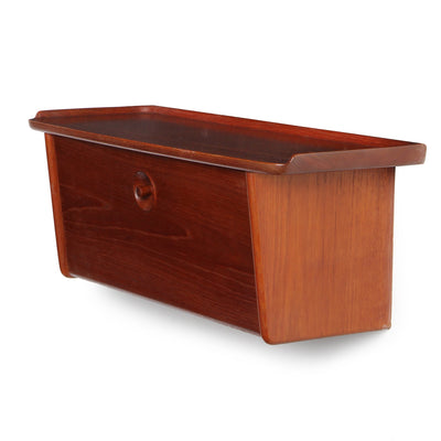 Small Wall Mount Teak Cabinet for Ludvig Pontoppidan - WYETH