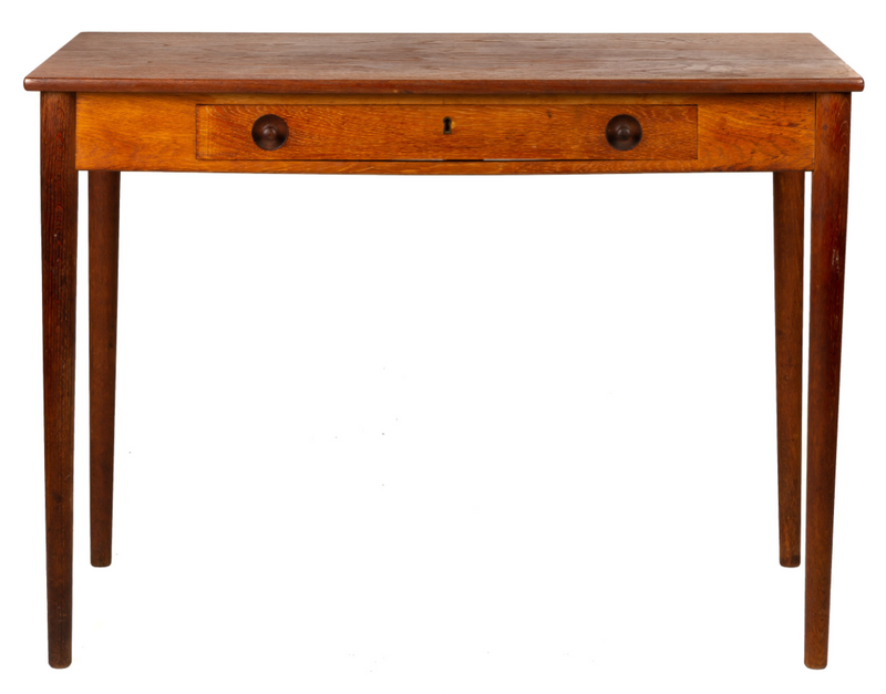 A Teak and Oak Desk by Hans J. Wegner for Andreas Tuck