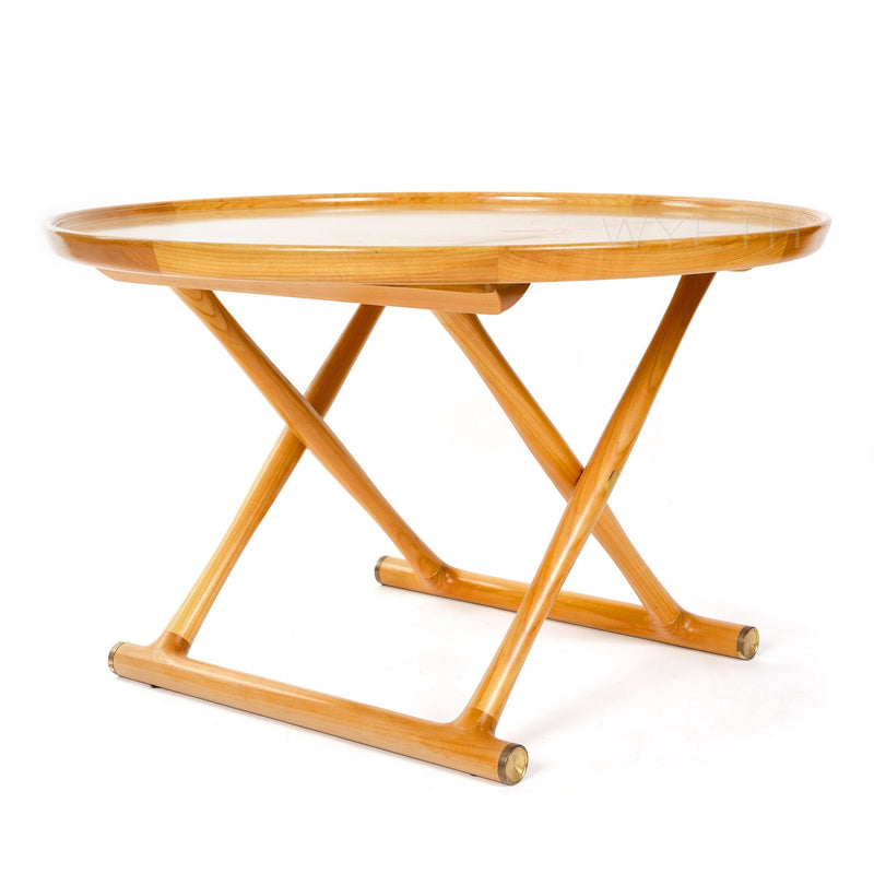 Folding 'Egyptian' Side Table by Mogens Lassen for A.J. Iversen - WYETH