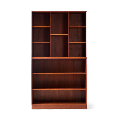 A Solid Teak Bookcase With Adjustable Shelving by Peter Hvidt & Orla Mölgaard-Nielsen - WYETH