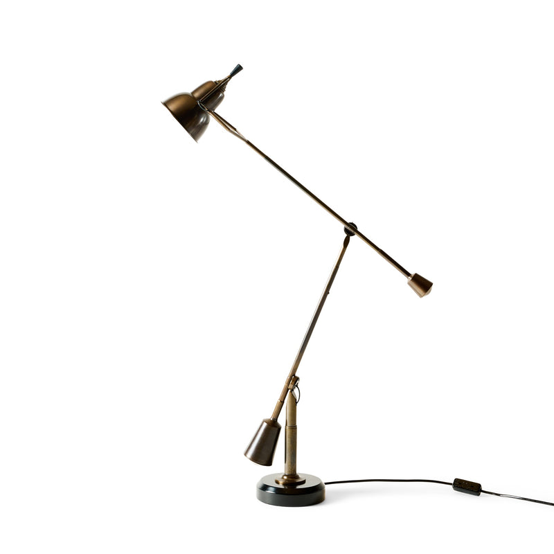 Double Arm Counterweighted Task Lamp by Edouard Wilfred Bouquet, 1927