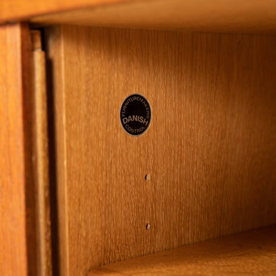 Tambour Door Credenza by Hans J. Wegner for Ry Mobler, 1960s - WYETH