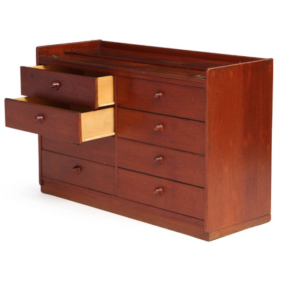 Modular Floor Cabinet with Drawers by Ejner Larsen & Aksel Bender Madsen for Willy Beck, 1950s