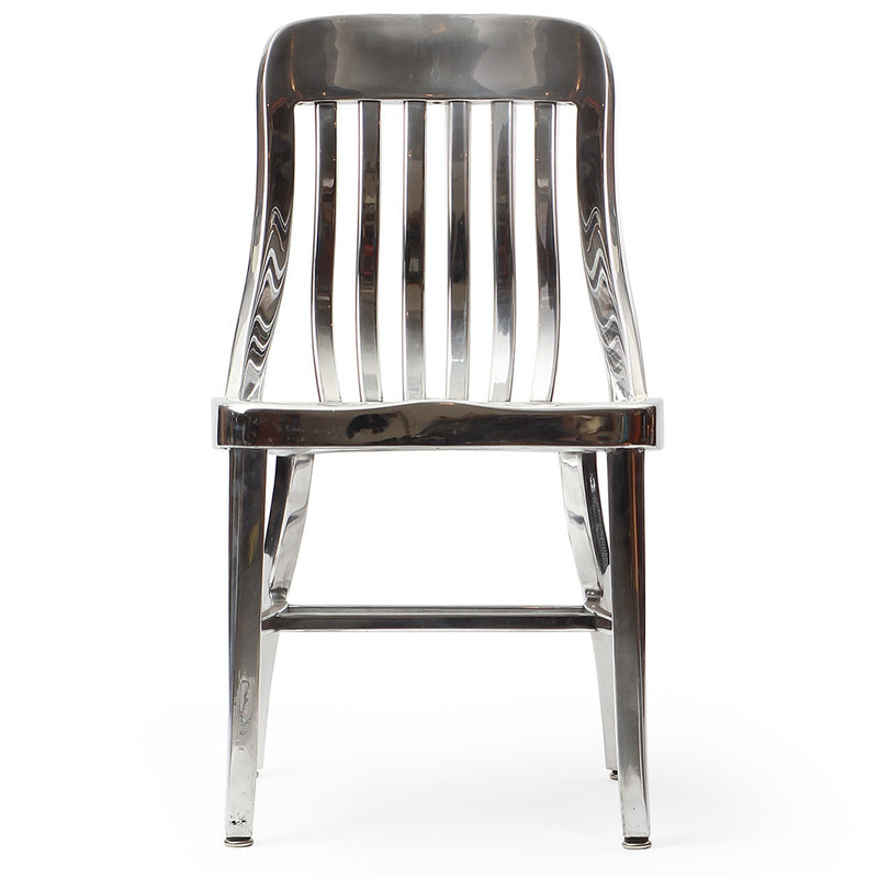 Polished Aluminum Chair Goodform for General Fireproofing - WYETH