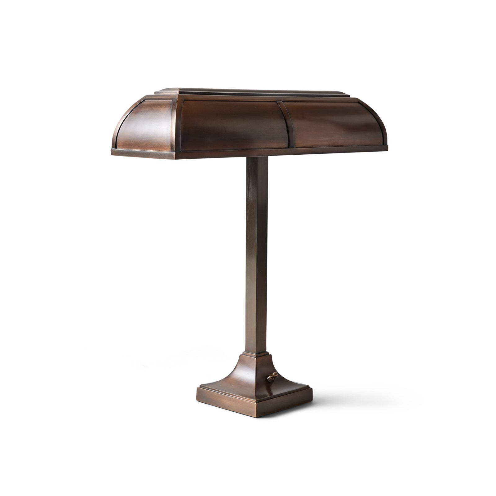 Bronze Bank Island or Desk Lamp by Frink Co.