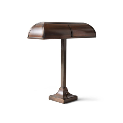 Bronze Bank Island or Desk Lamp by Frink Co.