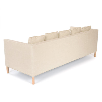 The ‘Tuxedo Sofa’ in Natural Linen by WYETH, Made to Order - WYETH