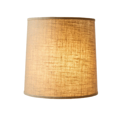 Brown Burlap Lampshade-Large