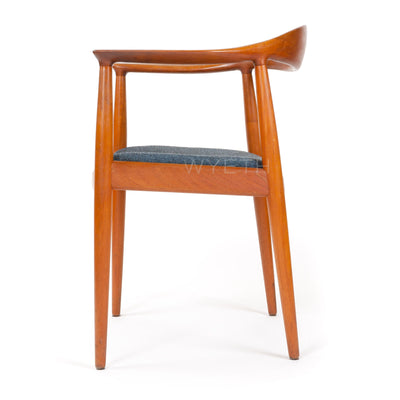 Teak 'Round' Chair by Hans J. Wegner for Johannes Hansen, 1949 - WYETH