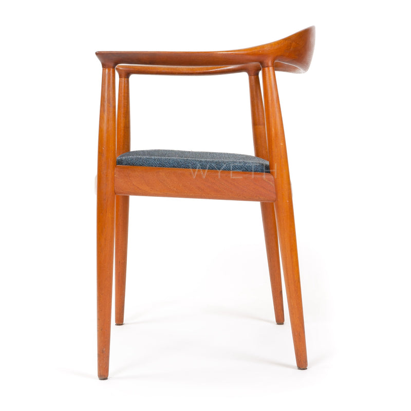 Teak 'Round' Chair by Hans J. Wegner for Johannes Hansen, 1949 - WYETH