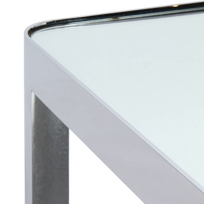 Polished Steel Low Table from USA