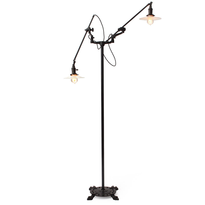 Industrial Floor Lamp by O.C. White for O.C. White Co. - WYETH