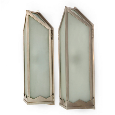 Impressive Original Art Deco Wall Lamps