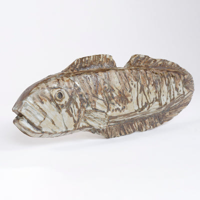 Fossilized Fish Sculpture by Taisto Kaasinen for Arabia - WYETH