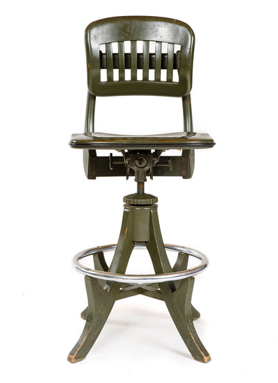Adjustable Swiveling Architect's Stool for Sikes - WYETH