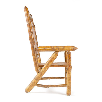 Grand Scale Silver Birch Armchair for H.C. Dexter Chair Company